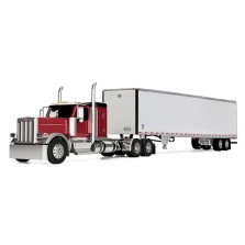 DCP by First Gear - Peterbilt Model 589 with Utility Composite Smooth Sided Dry Goods Trailer