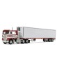 DCP by First Gear - Kenworth K100 COE Flat Top and Utility Refrigerated Tandem Axle Trailer Jim Skrinar