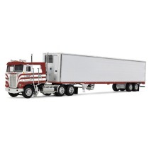 DCP by First Gear - Kenworth K100 COE Flat Top and Utility Refrigerated Tandem Axle Trailer Jim Skrinar