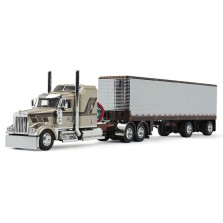 DCP by First Gear - Kenworth W900L and Vintage Dry Goods Spread-Axle Trailer Jason Sanders