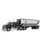 DCP by First Gear - Kenworth W900A with Flat Top Sleeper and Vintage Refrigerated Trailer Dick Simon Trucking