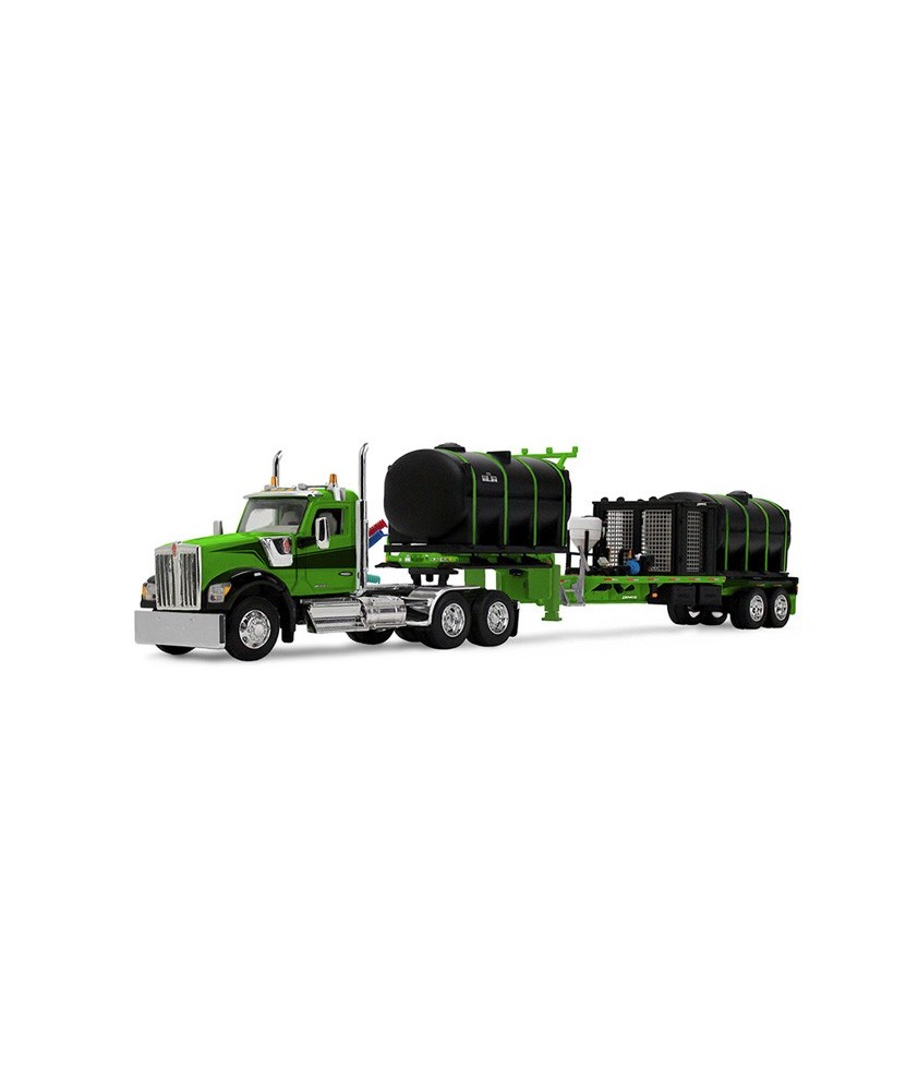 DCP by First Gear - Kenworth W990 Day Cab with Demco Liquid Fertilizer Tender Trailer