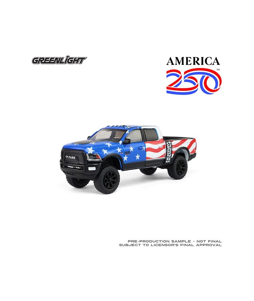 Greenlight Anniversary Series 18 America 250 Years Edition - 2017 RAM 2500 Power Wagon