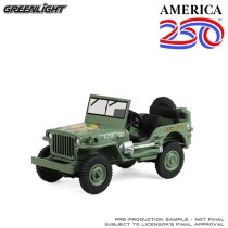 Greenlight Anniversary Series 18 America 250 Years Edition - 1942 Willys MB Jeep