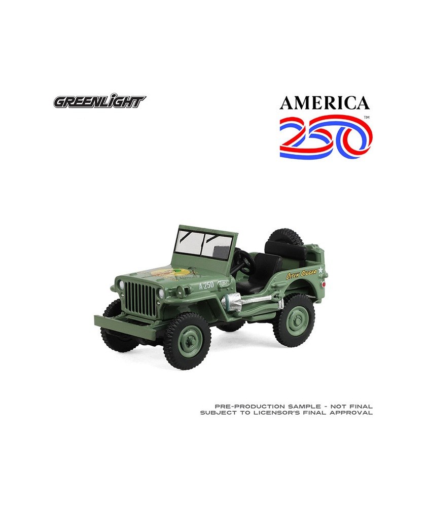 Greenlight Anniversary Series 18 America 250 Years Edition - 1942 Willys MB Jeep