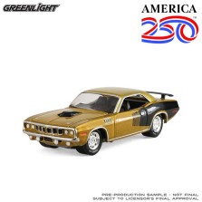 Greenlight Anniversary Series 18 America 250 Years Edition - 1971 Plymouth HEMI Cuda