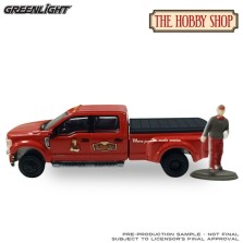 Greenlight The Hobby Shop Series 17 - 2022 Ford F-450 Dually Shop Truck with Mechanic Figure