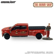 Greenlight The Hobby Shop Series 17 - 2022 Ford F-450 Dually Shop Truck with Mechanic Figure
