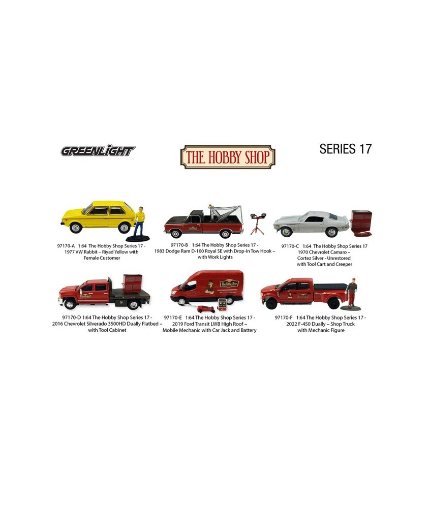 Greenlight The Hobby Shop Series 17 - Six Piece Set