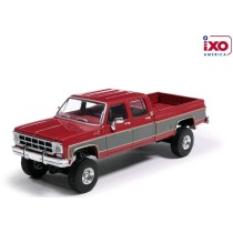 IXO America Model Cars - 1977 GMC Sierra Grande K2500 Crew Cab Wideside Two-Tone Lifted