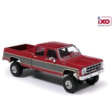 IXO America Model Cars - 1977 GMC Sierra Grande K2500 Crew Cab Wideside Two-Tone Lifted
