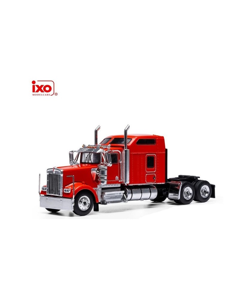 IXO America Model Cars - 1990 Kenworth W900 in Red