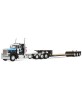 DCP by First Gear - Peterbilt Model 589 Tri-Axle Day Cab with Fontaine Renegade Lowboy Trailer Cappello Heavy Transport