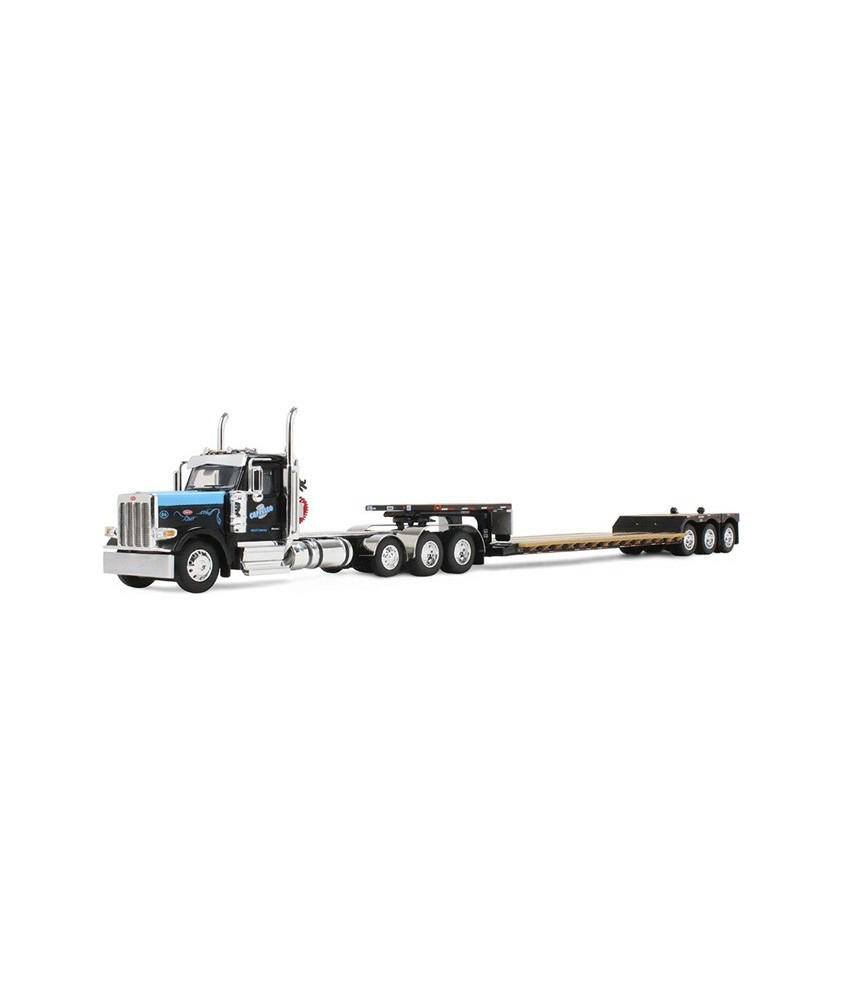 DCP by First Gear - Peterbilt Model 589 Tri-Axle Day Cab with Fontaine Renegade Lowboy Trailer Cappello Heavy Transport