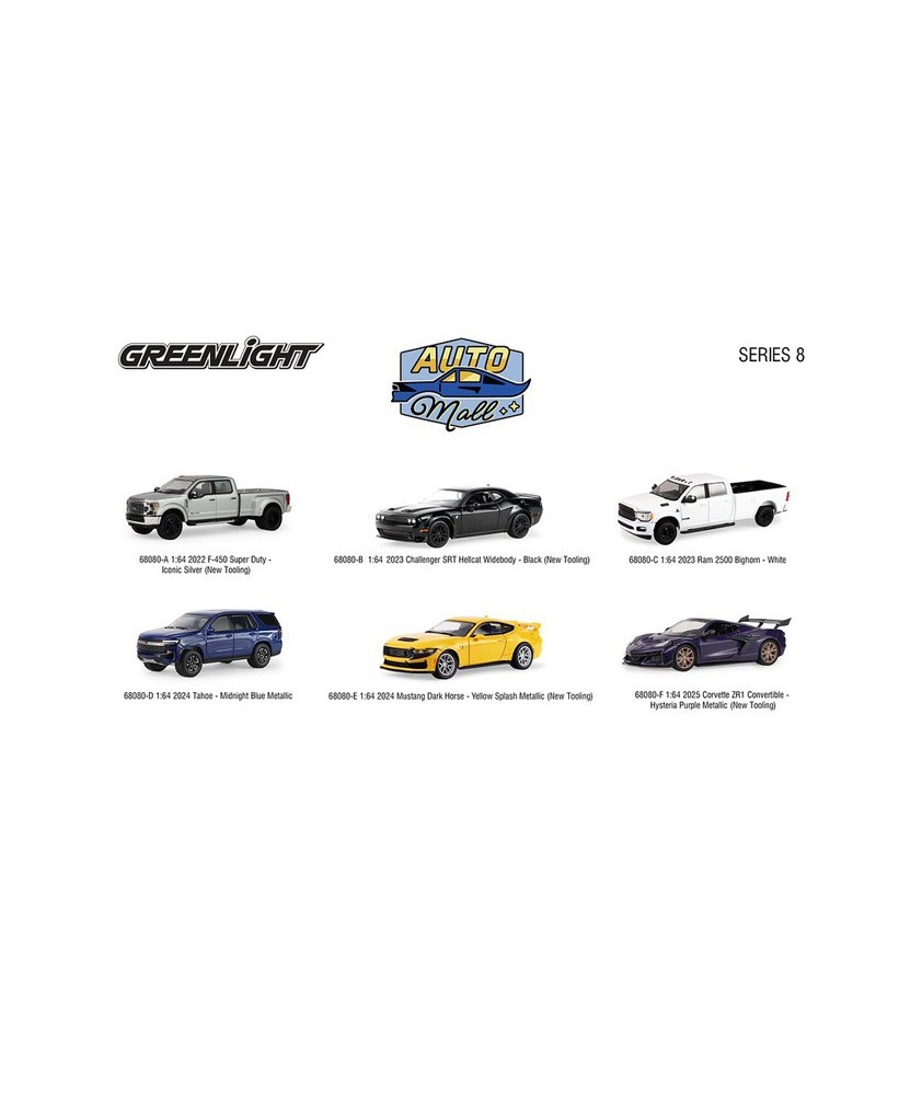 Greenlight Auto Mall Series 8 - Six Piece Set