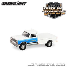 Greenlight Dually Drivers Series 17 - 1981 Dodge Ram W350 Power Ram Dually Flatbed Goodyear
