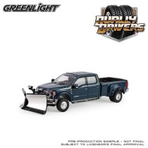 Greenlight Dually Drivers Series 17 - 2022 Ford F-450 Dually Pickup with Snow Plow