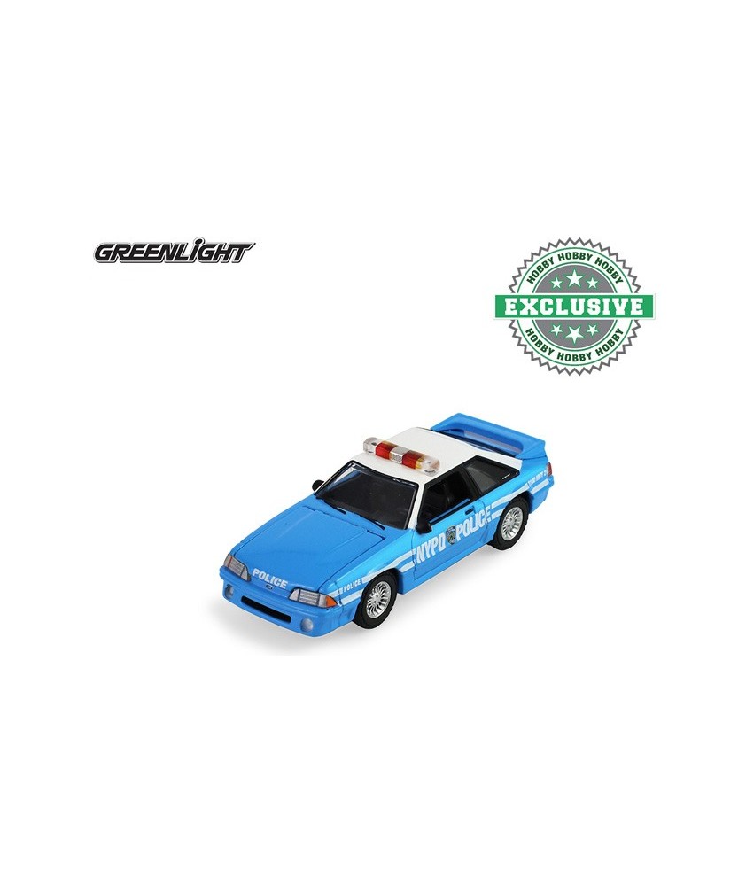Greenlight Hot Pursuit Hobby Exclusive - 1987 Ford Mustang NYPD