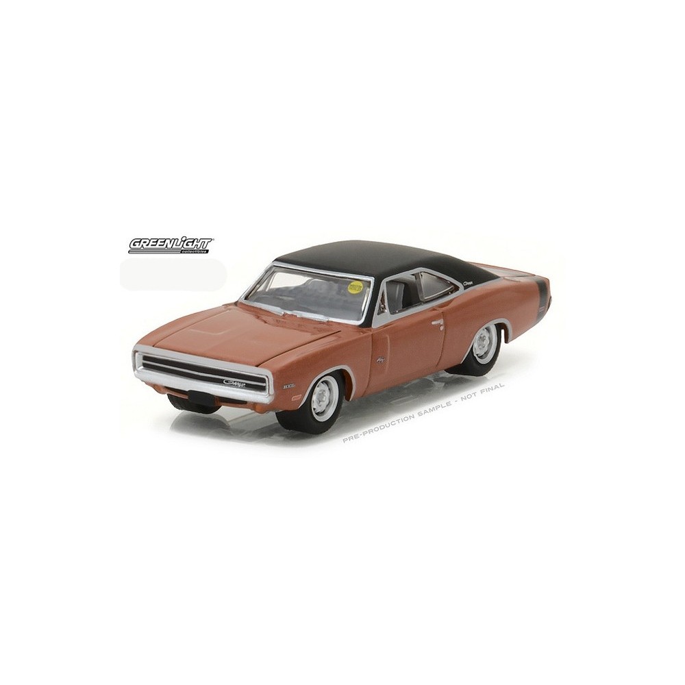 Greenlight 1:64 Mecum Auctions Collector Cars 1971 Dodge Charger R/T Blue 