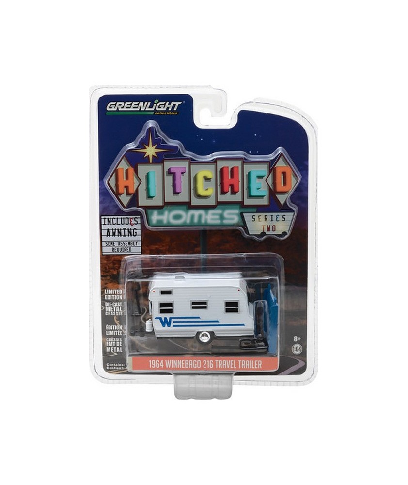 Greenlight Hitched Homes Series 2 - 1964 Winnebago 216 Travel Trailer