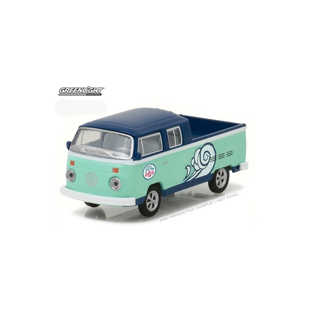 Details about   1/64 Greenlight 1976 Volkswagen Type 2 T2 Double Cab Pickup Truck Diecast 36020D