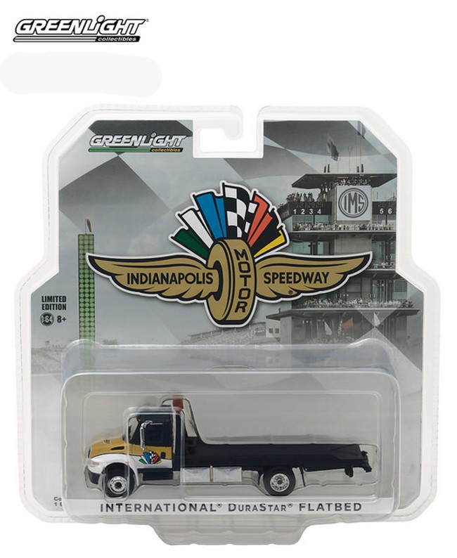 International Durastar 4400 Indianapolis Motor Speedway Wheel, Wings & Flag  Flatbed Truck
