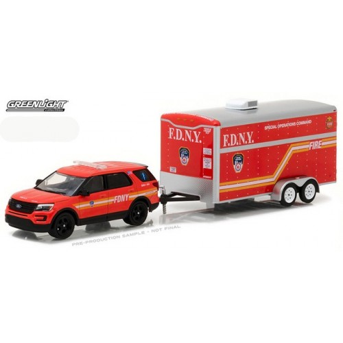 Hitch and Tow Series 10 - 2016 Ford Explorer FDNY and Command Trailer