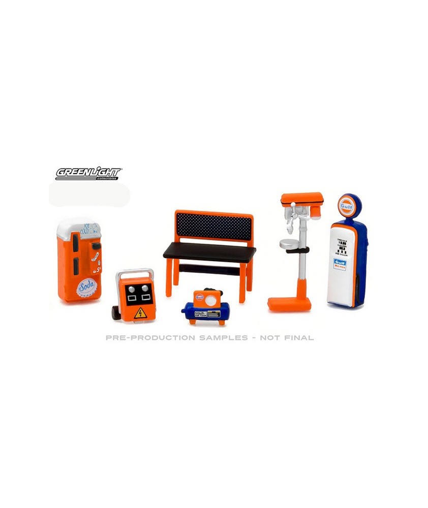 GL Muscle Shop Tools Set - Gulf Oil