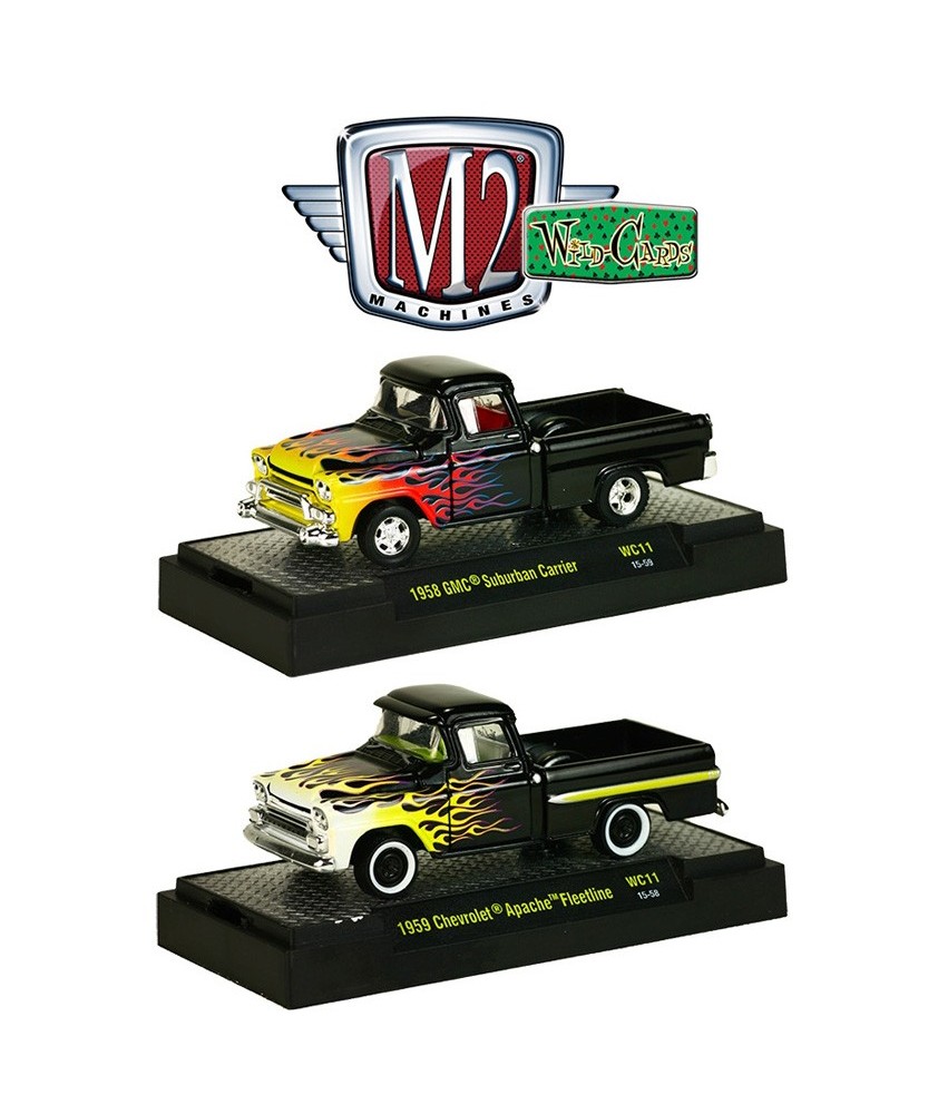 Wild Cards Release 11 - 1958 GMC and 1959 Chevy Truck Set