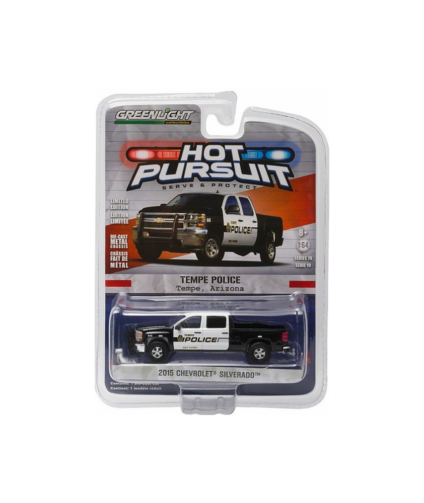 Greenlight Hot Pursuit Series 19 - 2015 Chevy Silverado Tempe Police