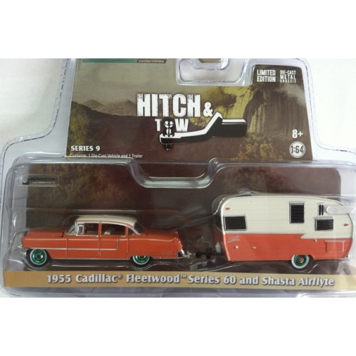 Hitch and Tow Series 9 - 1955 Cadillac Fleetwood and Shasta Green Machine Version
