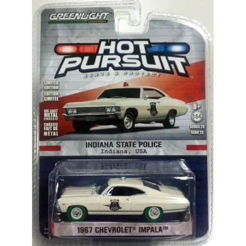 Hot Pursuit Series 23 - 1967 Chevy Impala  Indiana State Police Green Machine Version