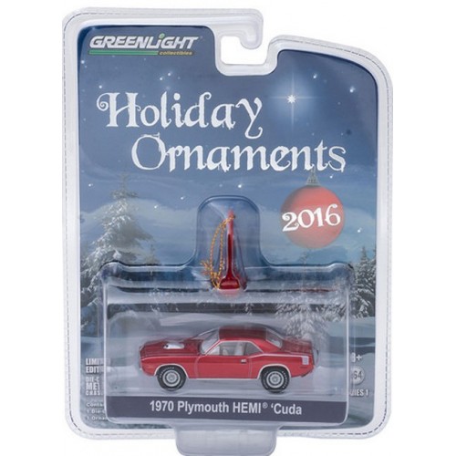 Holiday Ornaments 2016 Series 1 - 1970 Plymouth HEMI Cuda