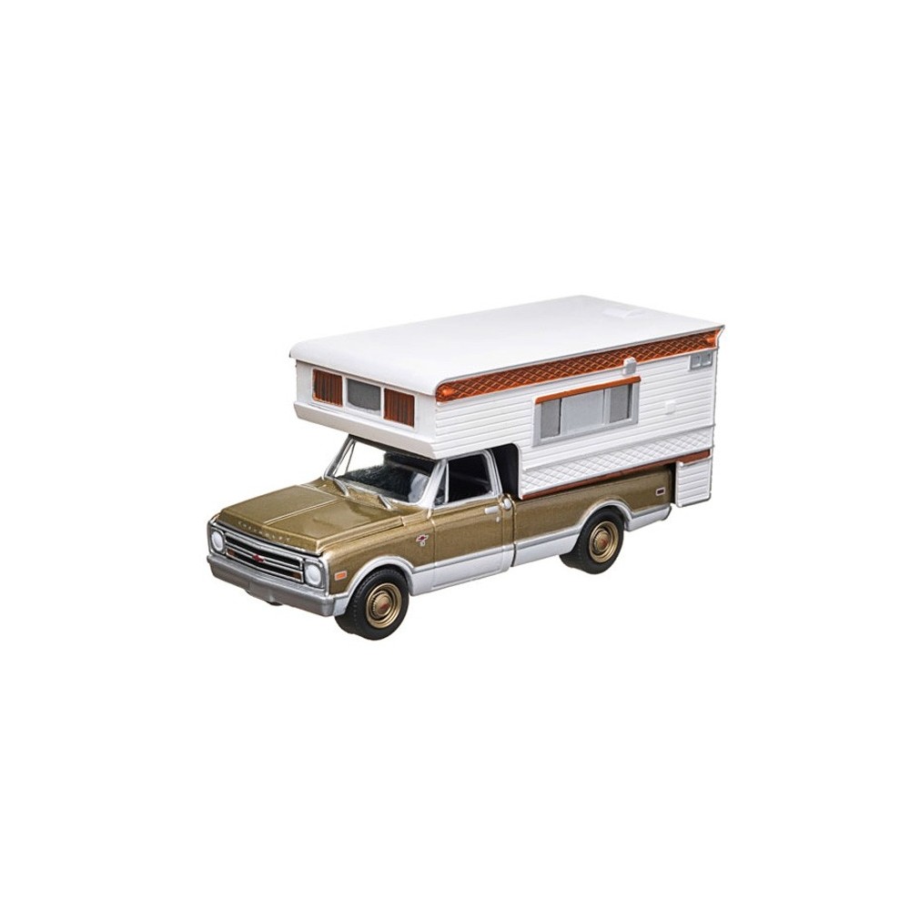 Hobby Exclusive - 1968 Chevrolet C10 Cheyenne with Large Camper