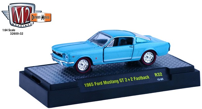 M2 Machines Auto Drivers Series 63 1966 Ford Mustang Fastback 2+2 GT NEW
