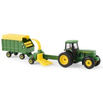 John Deere 4960 Tractor with Forage Harvester and Wagon