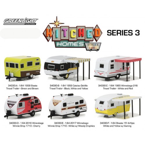 Hitched Homes Series 3 - Six Trailer Set