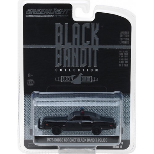 Black Bandit Series 18 - 1976 Dodge Coronet Police Car