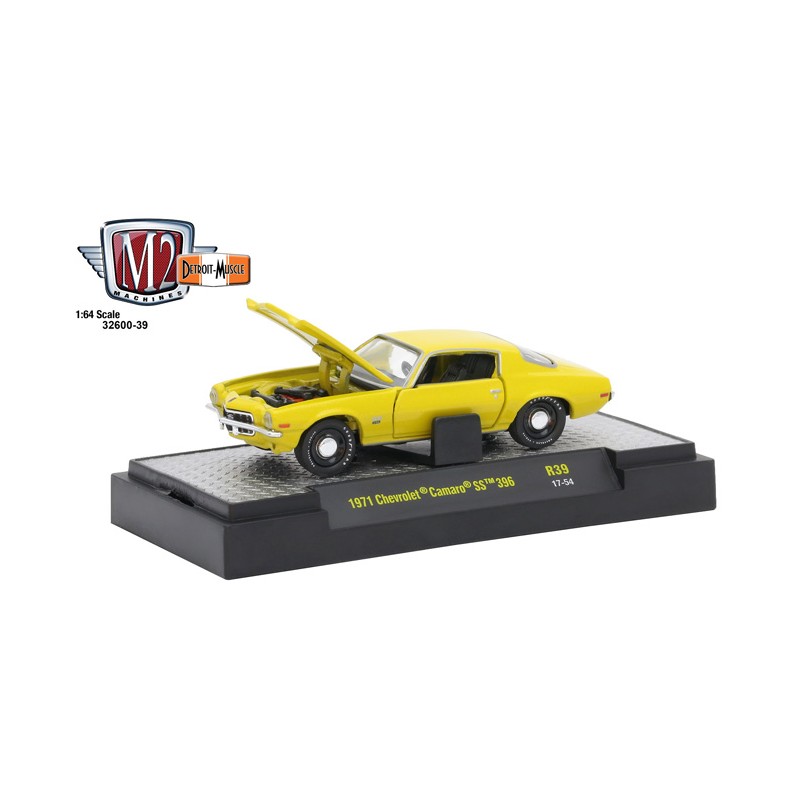 M2 Machines 1:64 Detroit Muscle Release 39 1971 Chevrolet Camaro SS 396 