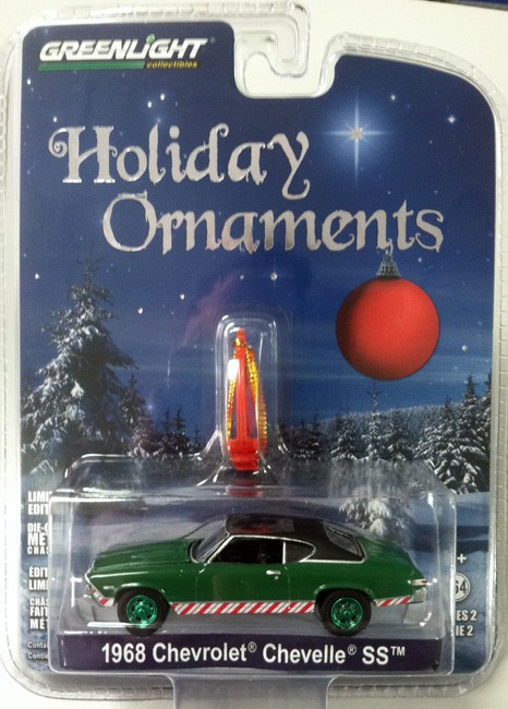2017 Chevy Chevelle Ss >> Greenlight Holiday Ornaments Series 2 1968 Chevy Chevelle Chase Car 2017 Chevy Chevelle Ss >> Greenlight Holiday Ornaments Series 2 1968 Chevy Chevelle Chase Car