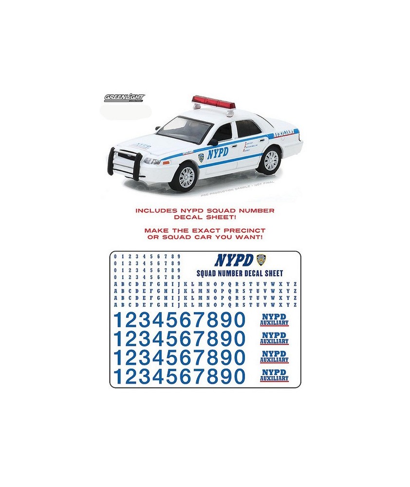 Greenlight 1:64 Ford Crown Victoria Police Interceptor año de