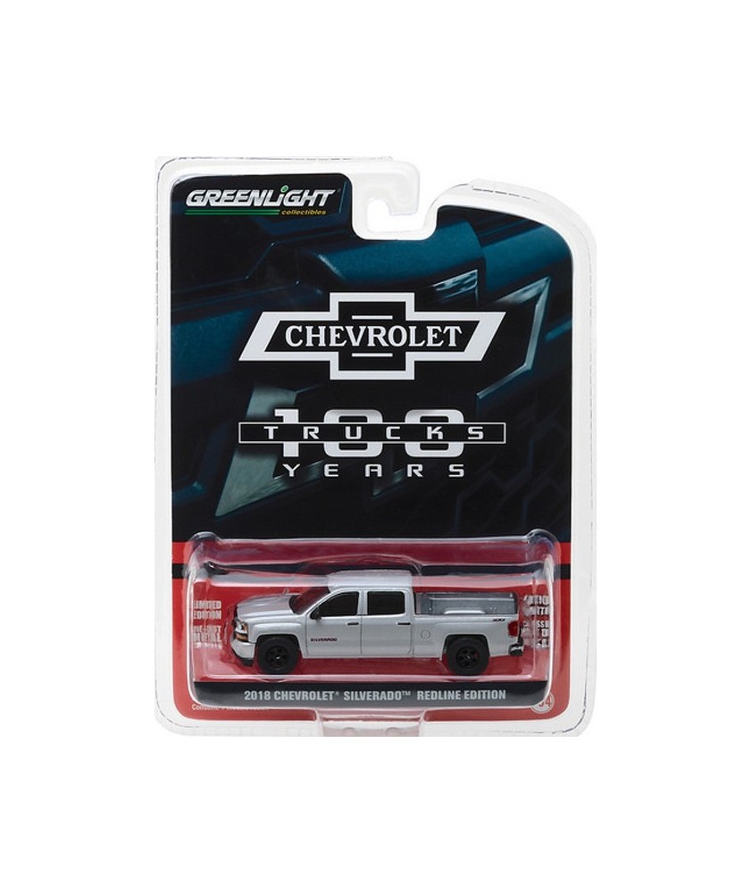 グリーンライト 2018 シルバラード 1500 ミッドナイト エディション Greenlight Hobby Exclusive - 2018 Chevrolet Silverado