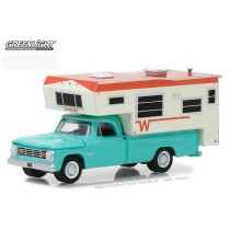 Hobby Exclusive - 1965 Dodge D-100 with Winnebago Slide-In Camper
