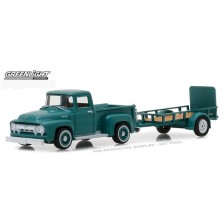 Greenlight Hitch and Tow Series 13 - 1954 Ford F-100 and Utility Trailer