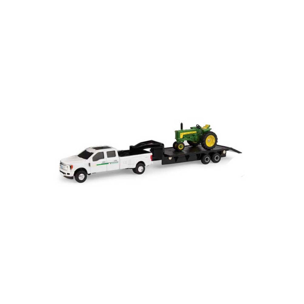 John Deere 530 Tractor with Ford Truck and Trailer