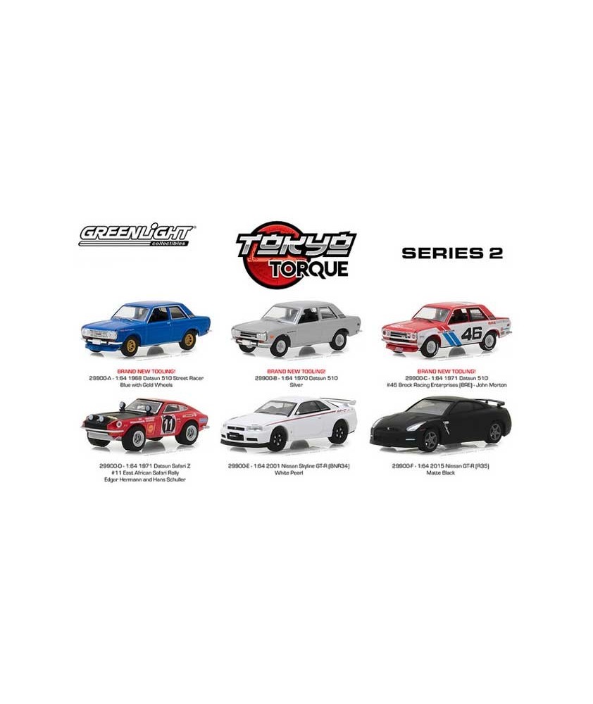 Tokyo Torque Series 2 - Six Car Set