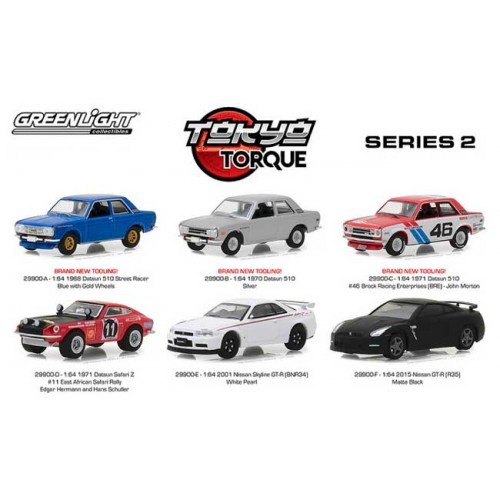 Tokyo Torque Series 2 - Six Car Set