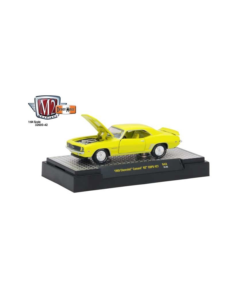 M2 Machines 1:64 Autolift Release 17 - Chevrolet Camaro 1969 Edelbrock (37000-17E)