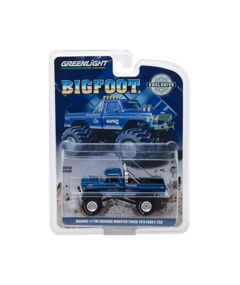 レア 1/64 グリーンライト1974 FORD F-250 BIGFOOT 1:64 GREENLIGHT KINGS OF CRUNCH SERIES 4 1974 FORD F-250