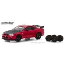 Greenlight The Hobby Shop Series 4 - 2002 Nissan Skyline GT-R (R34)